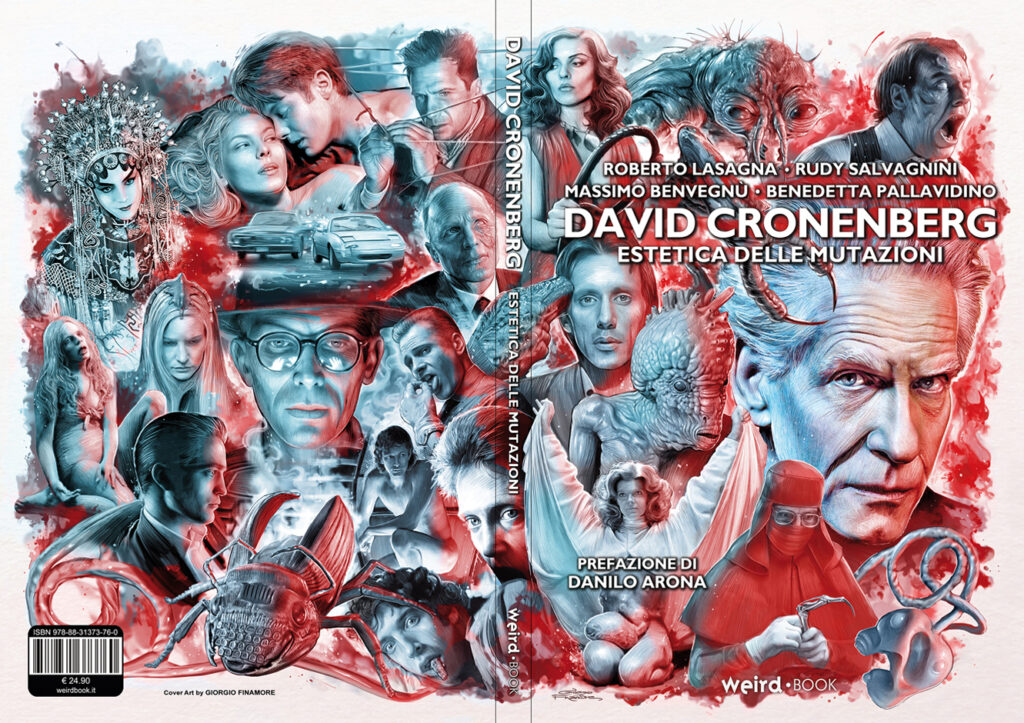 DAVID CRONENBERG Estetica delle mutazioni WeirdBook Cover Art by Giorgio Finamore 2022