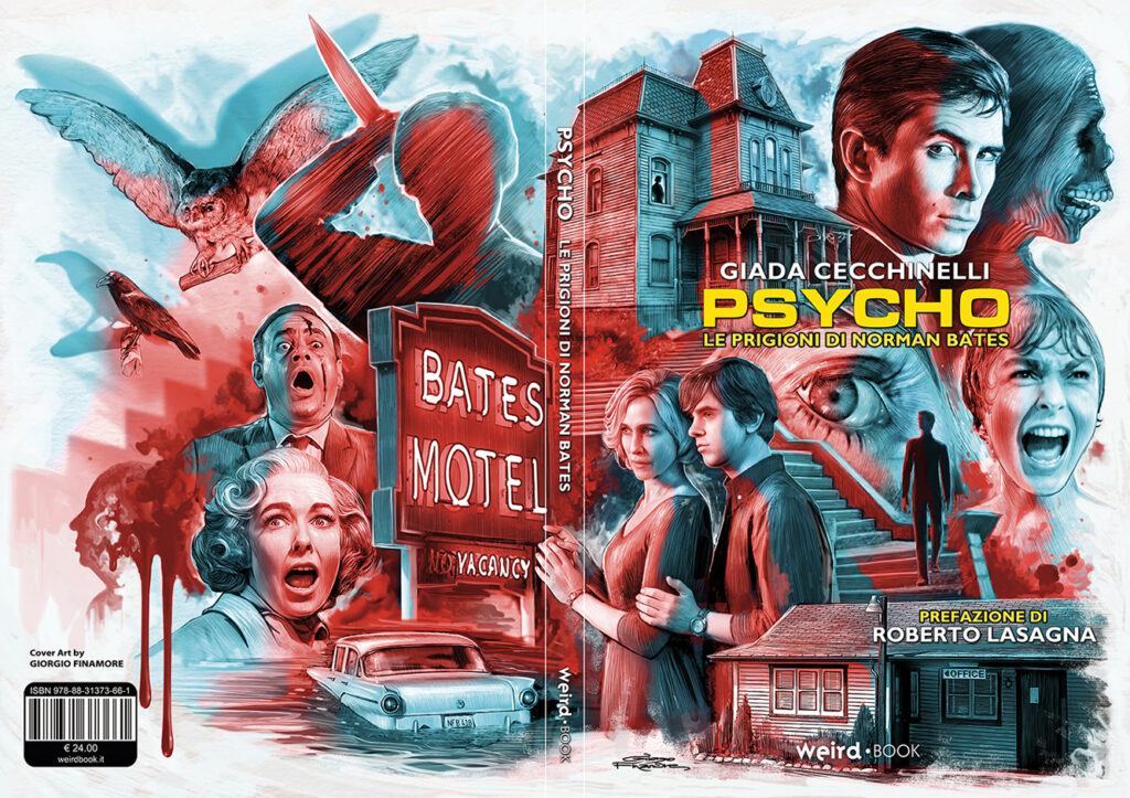 PSYCHO Le prigioni di Norman Bates WeirdBook Cover Art by Giorgio Finamore 2022